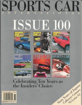 SPORTS CAR INTERNATIONAL 1994 NOV - LOTUS S2, CALLAWAY CAMARO, JAG HISTORY